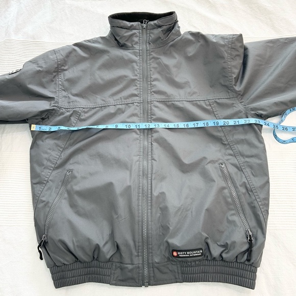 Men's Grey Waterproof Misty Mountain Technical Performance Outerwear Jacket - Picture 6 of 14